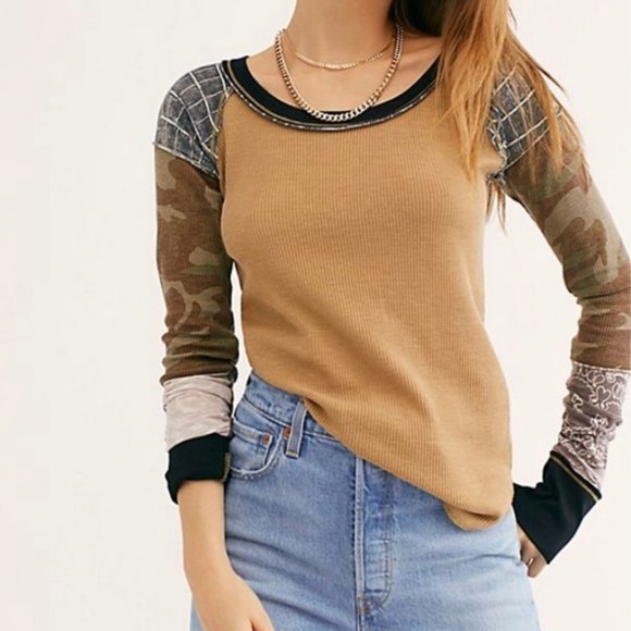 free people willow thermal top